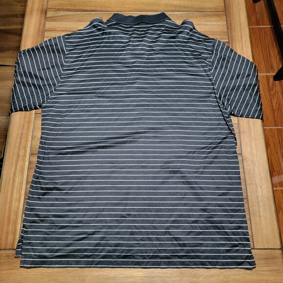 Fairway & Greene SS Polo Black w/ White Stripes - Size XXL - Picture 4 of 6